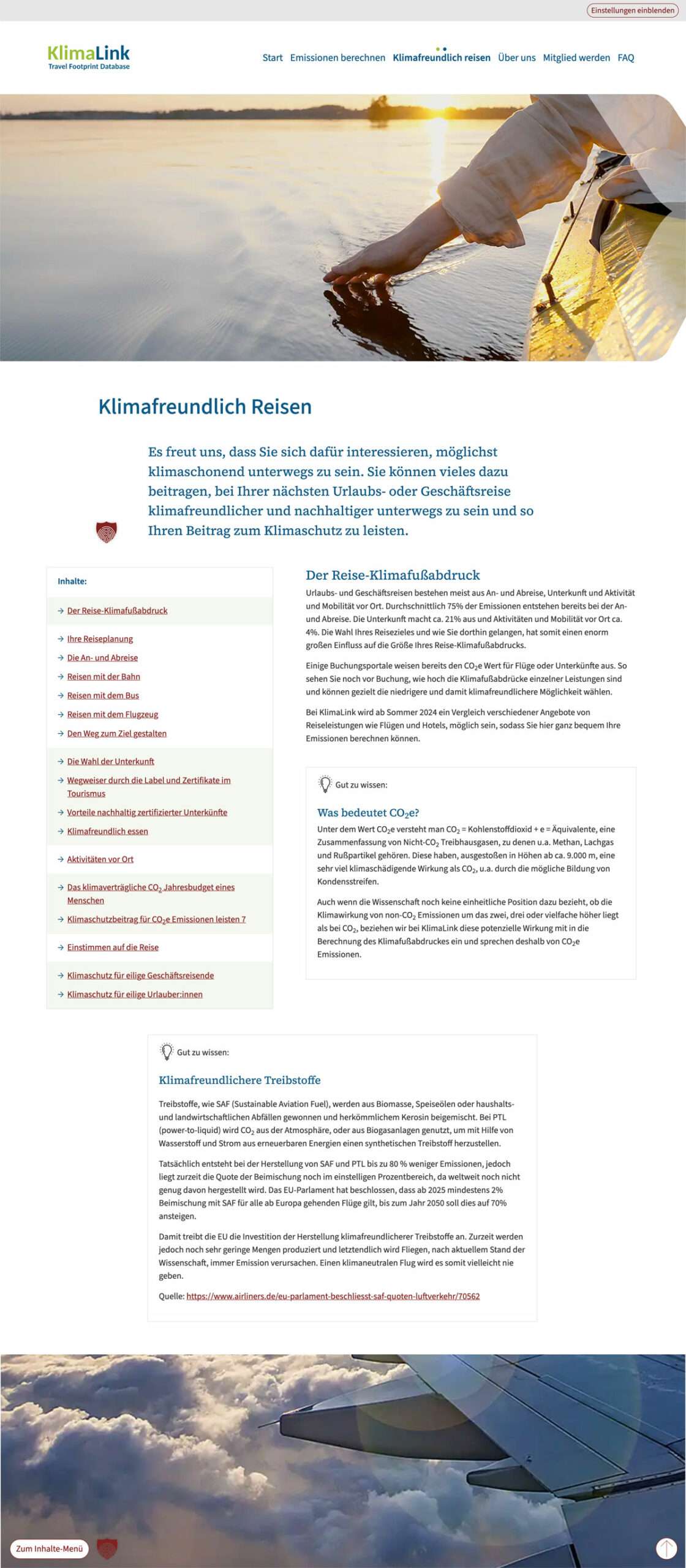 klimalink.org -Klimafreundlich Reisen